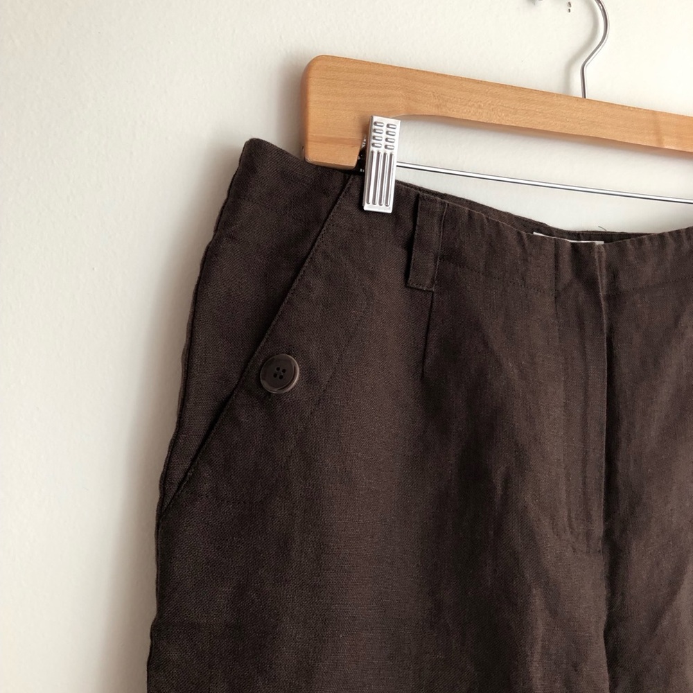 Vintage Talbots brown Irish linen pants